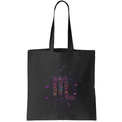 Scorpio Floral Zodiac Bag
