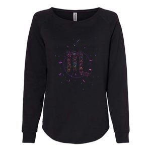 Scorpio Floral Zodiac Womens California Wash Sweatshirt