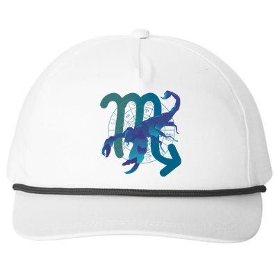 Scorpio Zodiac Symbol Snapback Five-Panel Rope Hat