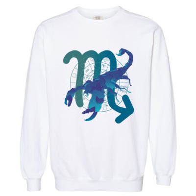 Scorpio Zodiac Symbol Garment-Dyed Sweatshirt