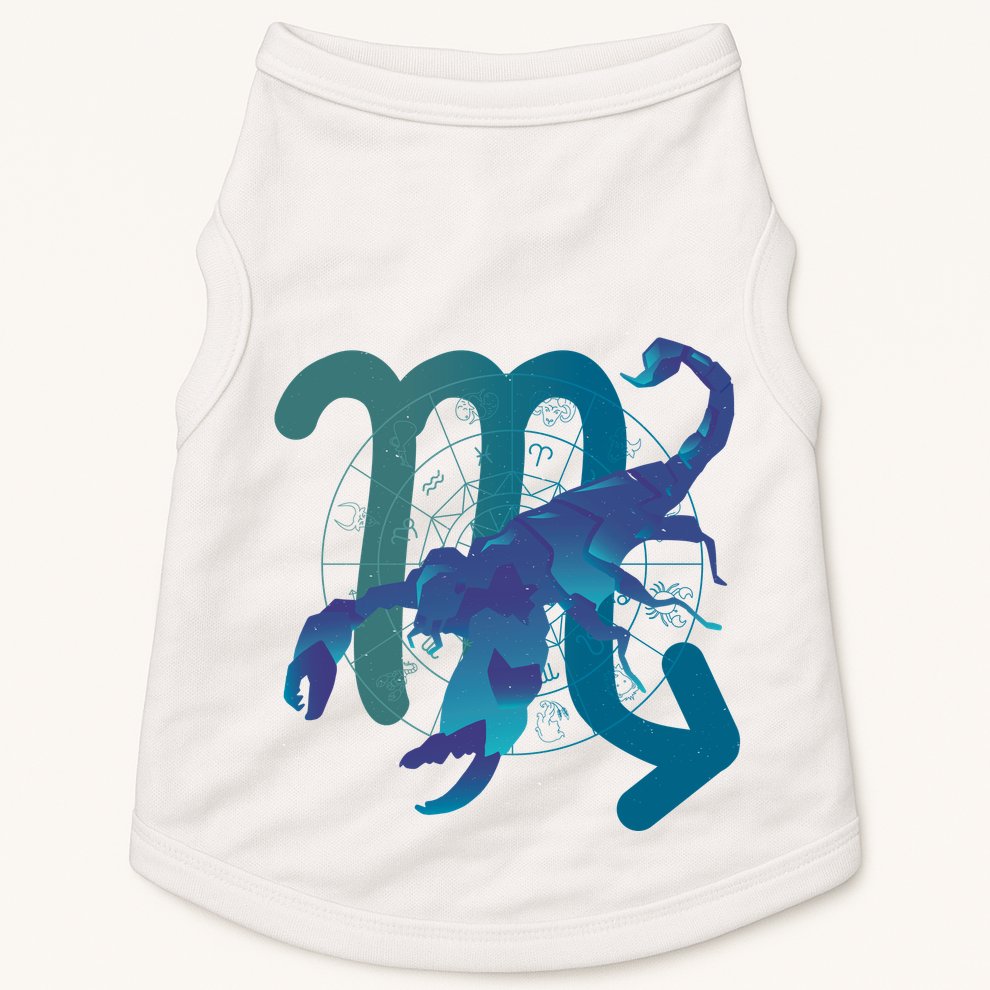 Scorpio Zodiac Symbol Doggie Tank