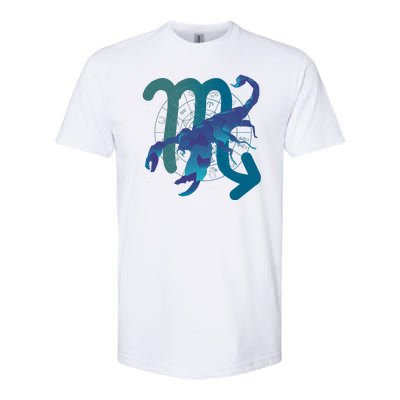 Scorpio Zodiac Symbol Softstyle® CVC T-Shirt