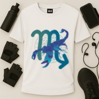 Scorpio Zodiac Symbol Cooling Performance Crew T-Shirt