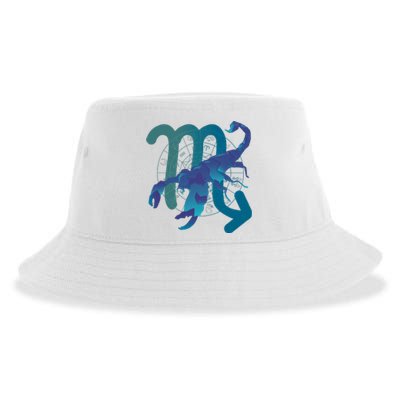 Scorpio Zodiac Symbol Sustainable Bucket Hat