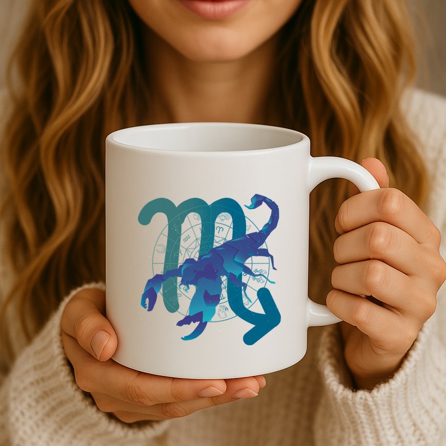Scorpio Zodiac Symbol Mug