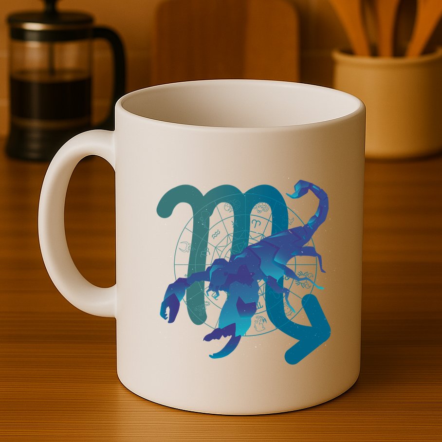 Scorpio Zodiac Symbol Mug