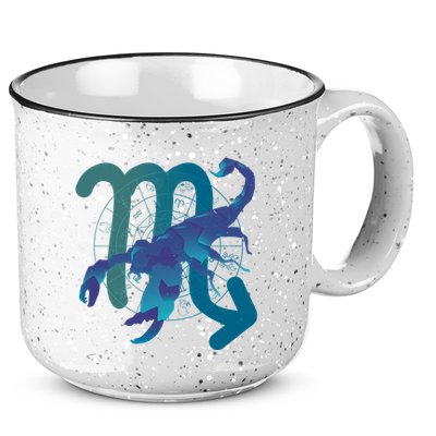 Scorpio Zodiac Symbol 15oz Campfire Ceramic Mug