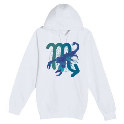 Scorpio Zodiac Symbol Premium Pullover Hoodie