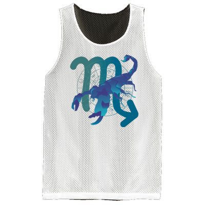 Scorpio Zodiac Symbol Mesh Reversible Basketball Jersey Tank