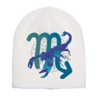 Scorpio Zodiac Symbol Short Acrylic Beanie