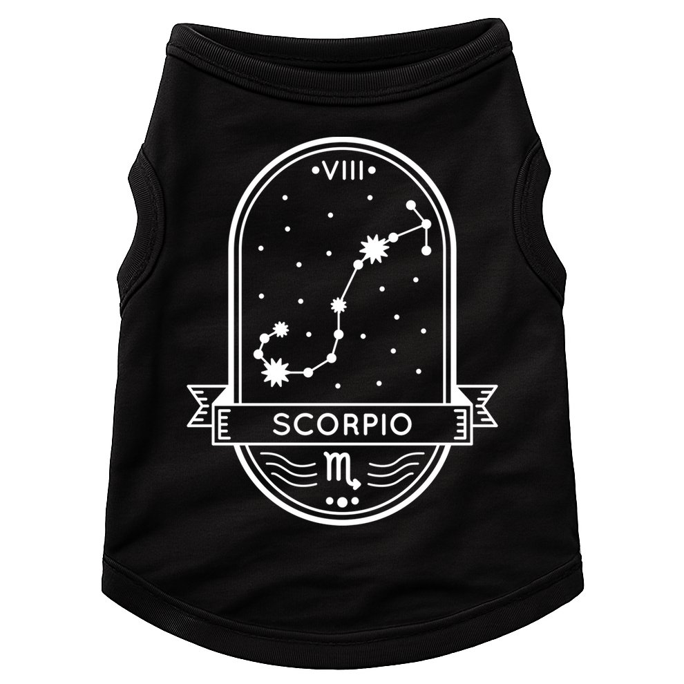 Scorpio Zodiac Symbol Design Doggie Tank