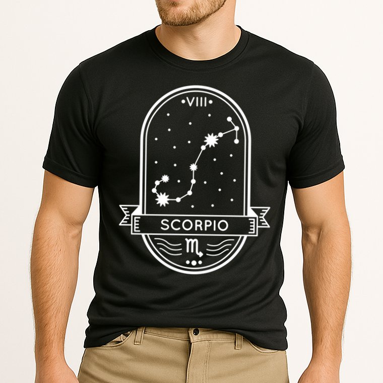 Scorpio Zodiac Symbol Design Performance Shirt