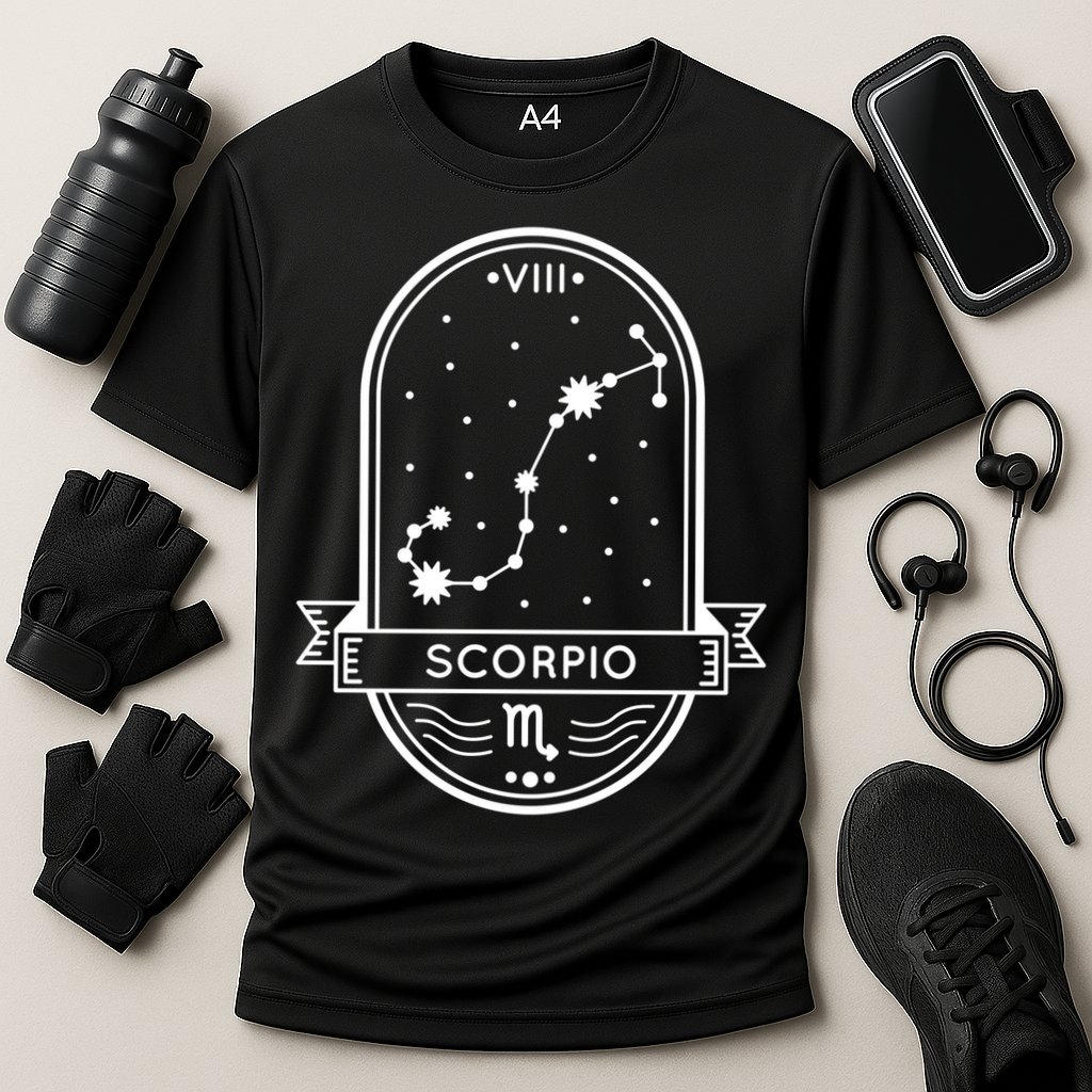 Scorpio Zodiac Symbol Design Performance Shirt