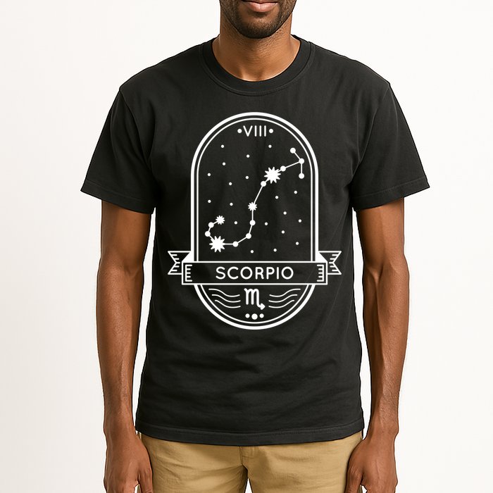 Scorpio Zodiac Symbol Design Tall T-Shirt