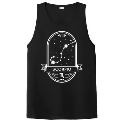 Scorpio Zodiac Symbol Design PosiCharge Competitor Tank