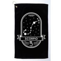 Scorpio Zodiac Symbol Design Golf Towel