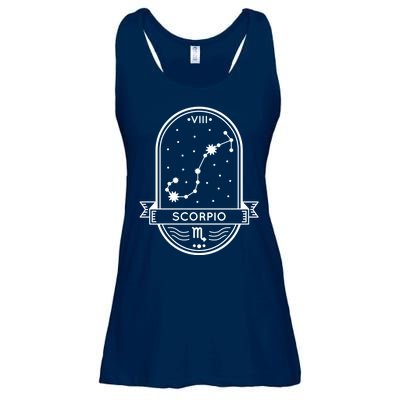 Scorpio Zodiac Symbol Design Ladies Essential Flowy Tank