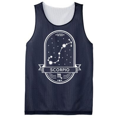 Scorpio Zodiac Symbol Design Mesh Reversible Basketball Jersey Tank