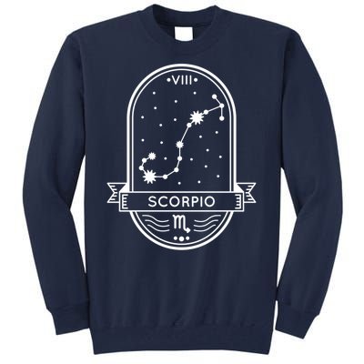 Scorpio Zodiac Symbol Design Tall Sweatshirt