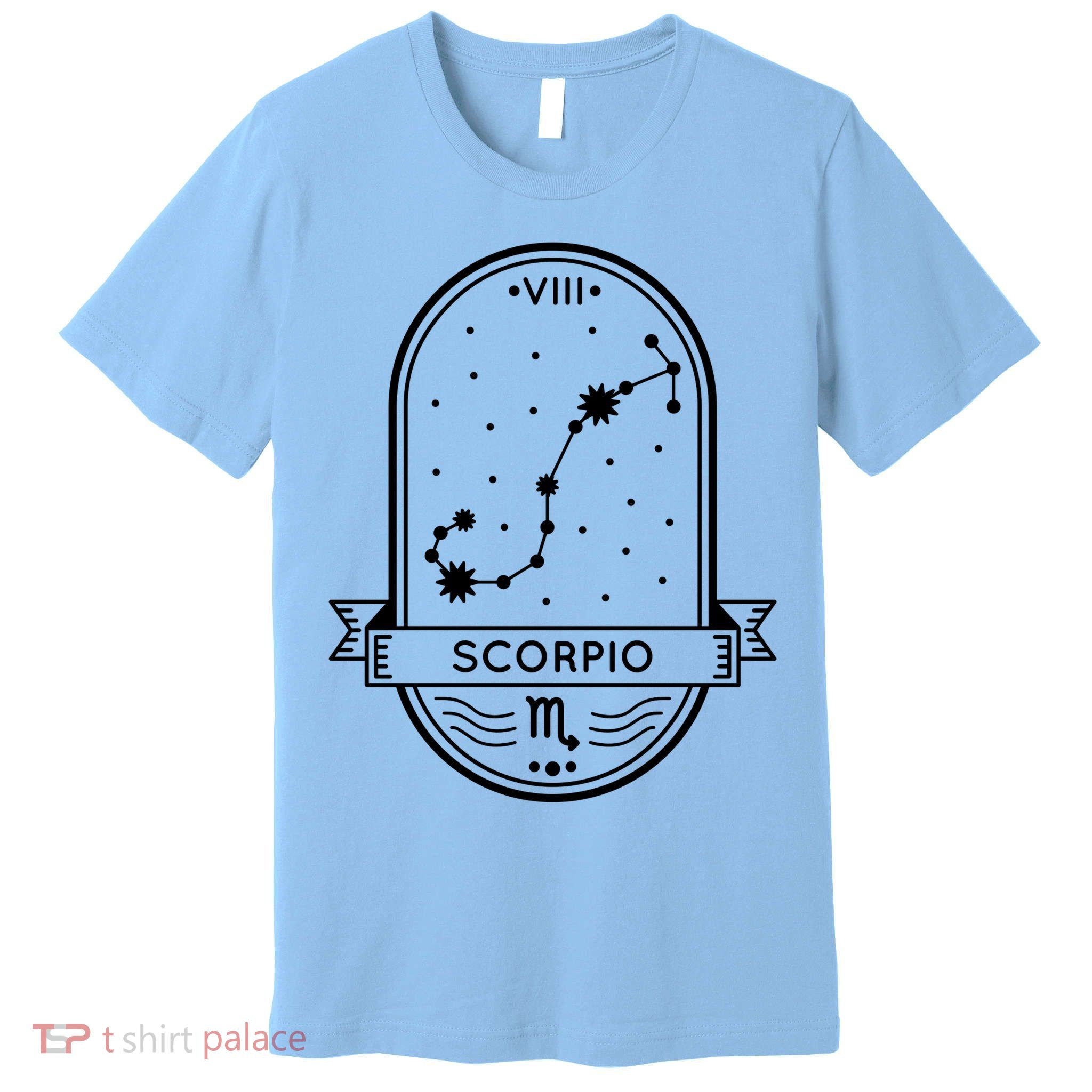 Scorpio Zodiac Symbol Design Premium T-Shirt