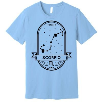 Scorpio Zodiac Symbol Design Premium T-Shirt