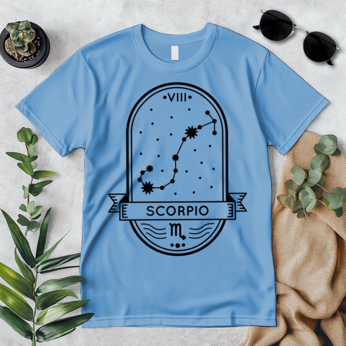 Scorpio Zodiac Symbol Design Premium T-Shirt