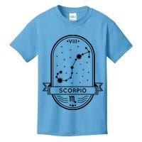 Scorpio Zodiac Symbol Design Kids T-Shirt