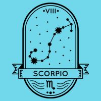 Scorpio Zodiac Symbol Design Kids T-Shirt