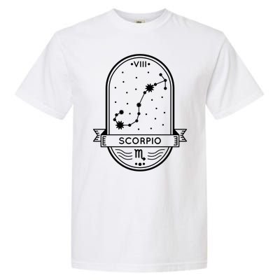 Scorpio Zodiac Symbol Design Garment-Dyed Heavyweight T-Shirt