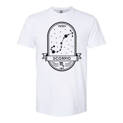 Scorpio Zodiac Symbol Design Softstyle® CVC T-Shirt