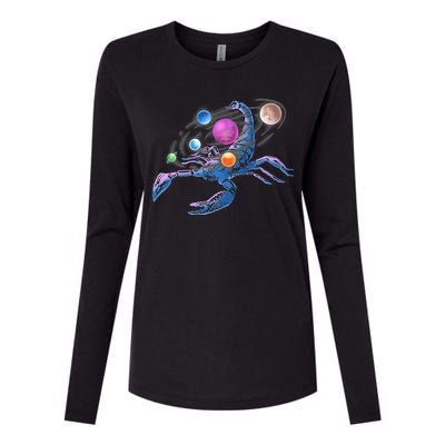 Scorpion Universe Womens Cotton Relaxed Long Sleeve T-Shirt