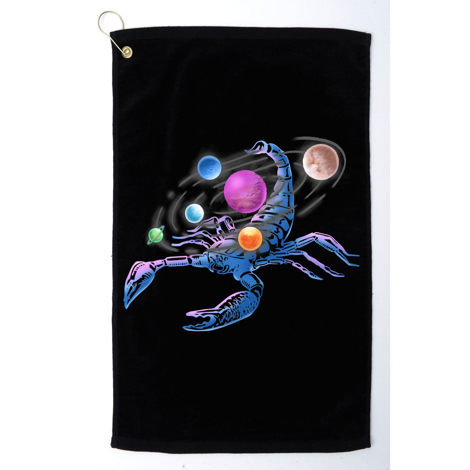 Scorpion Universe Golf Towel