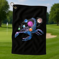 Scorpion Universe Golf Towel