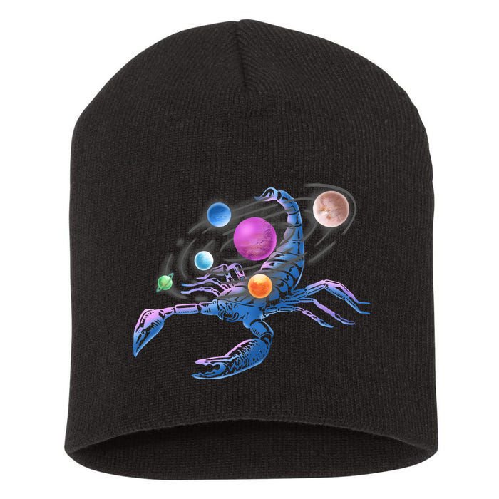 Scorpion Universe Short Acrylic Beanie