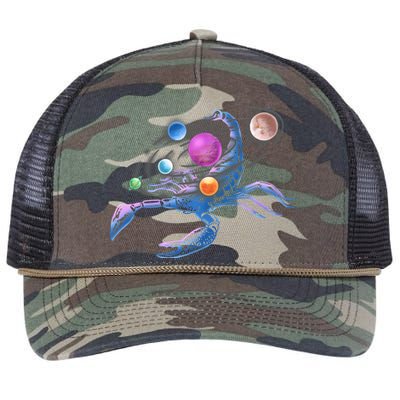 Scorpion Universe Retro Rope Trucker Hat Cap