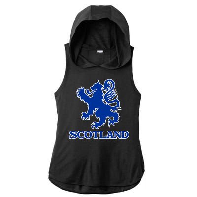 Scotland Ladies PosiCharge Tri-Blend Wicking Draft Hoodie Tank