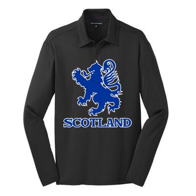 Scotland Silk Touch Performance Long Sleeve Polo