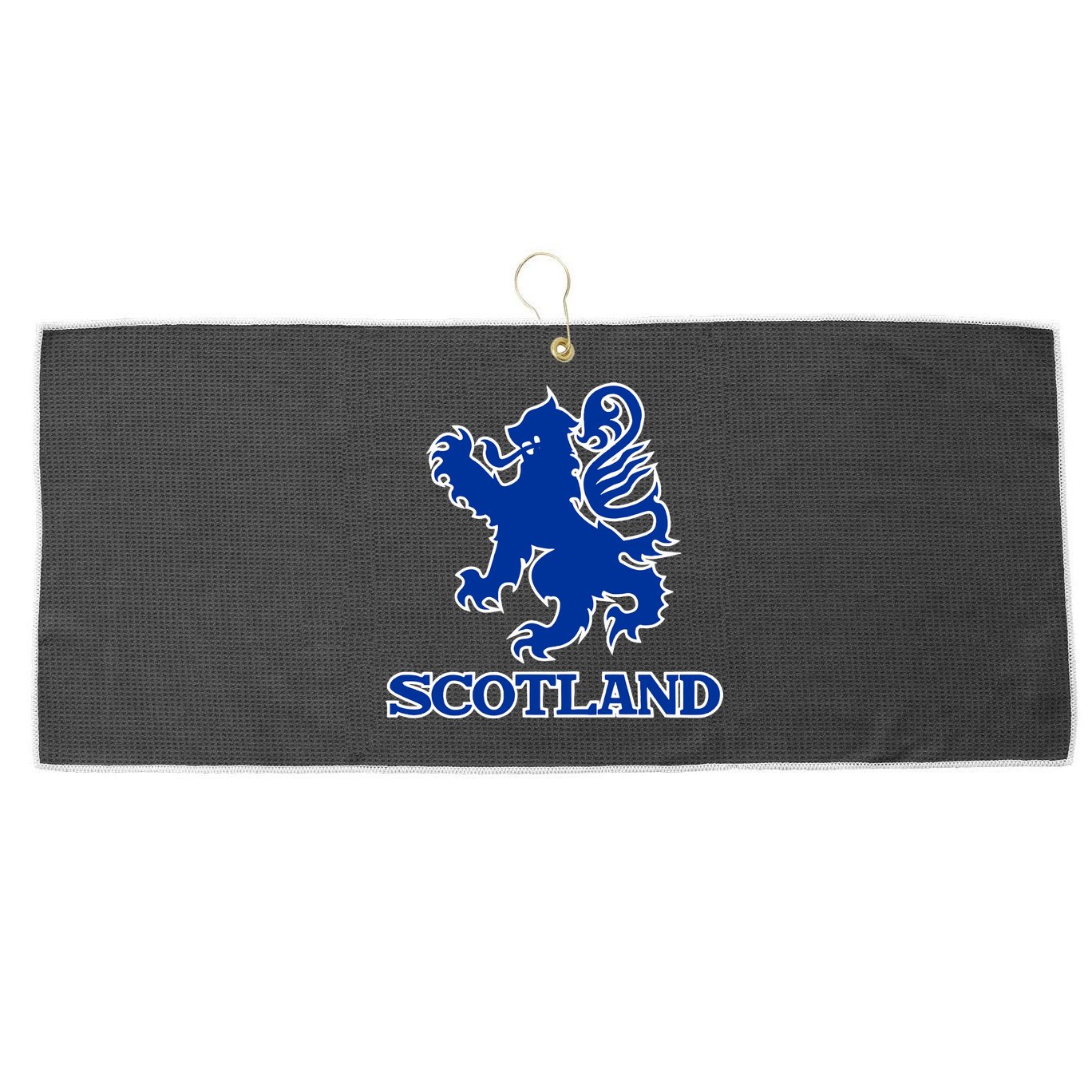 Scotland Large Microfiber Waffle Golf Towel