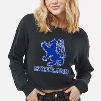 Scotland Cropped Pullover Crew