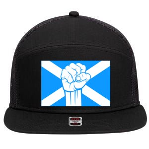 Scotland Power 7 Panel Mesh Trucker Snapback Hat