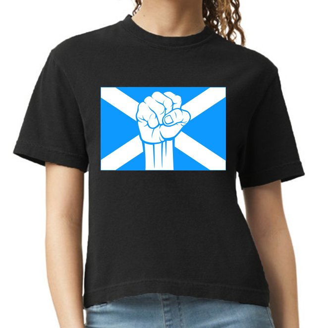 Scotland Power Comfort Colors Boxy T-Shirt