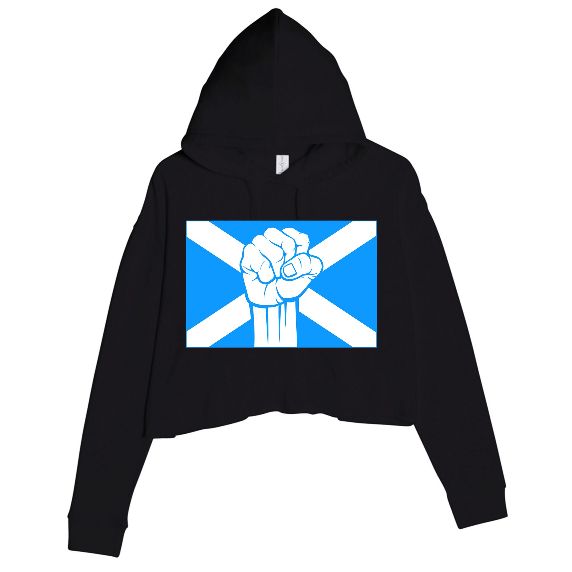 Scotland Power Crop Fleece Hoodie