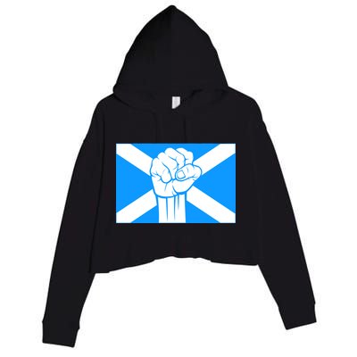 Scotland Power Crop Fleece Hoodie