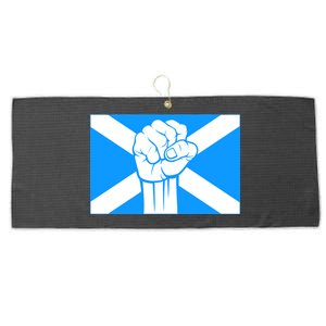 Scotland Power Large Microfiber Waffle Golf Towel