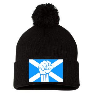 Scotland Power Pom Pom 12in Knit Beanie