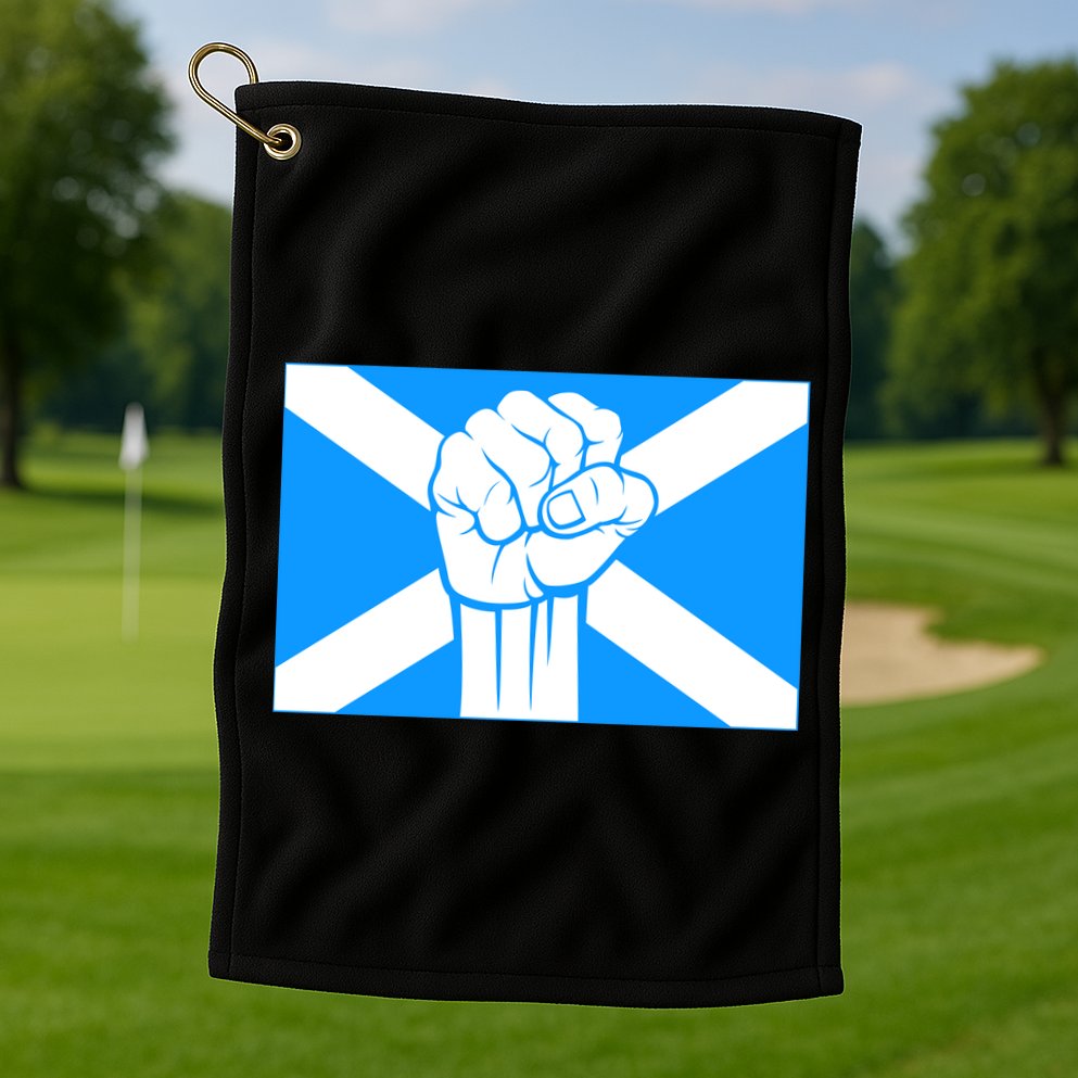 Scotland Power Golf Towel