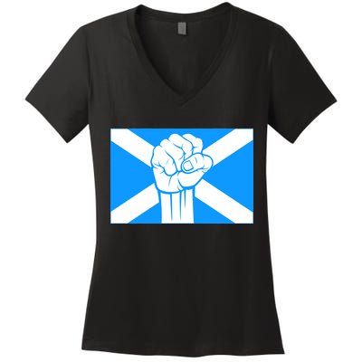 Scotland Power Women's V-Neck T-Shirt