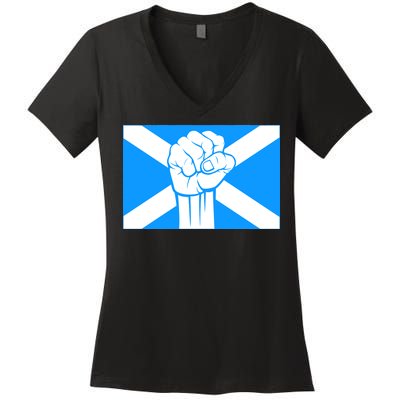 Scotland Power Women's V-Neck T-Shirt