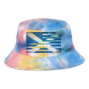 Scottish American Flag Tie Dye Newport Bucket Hat