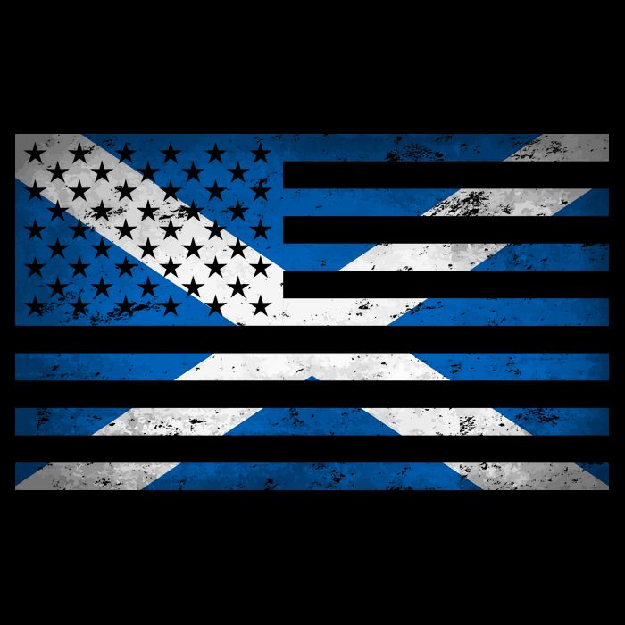 Scottish American Flag Performance Shirt